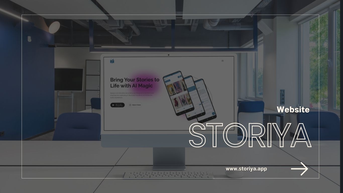 Storiya App Landing Page